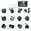 BELOAUTO CCD Reverse Camera with Dynamic Trajectory - 170° Wide Angle, IP68 & Parking Guidelines