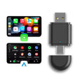 BELOAUTO 2-in-1 Wireless CarPlay Android Auto Adapter - USB-C & USB-A Ports, Plug and Play | B2B Wholesale