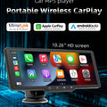 BELOAUTO 10.26" Portable CarPlay Display with Buttons - Plug & Play, HD Touchscreen | B2B Wholesale