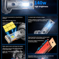 BELOAUTO 140w Car Led Headlight Bulb - IP68 Waterproof, 6000k,OEM,ODM | Bulk Order